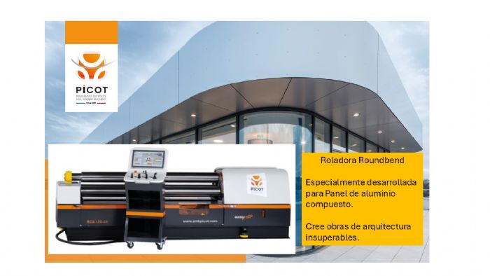 Roladora de Alucobond CNC